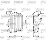 VALEO Chladič plniaceho vzduchu-intercooler