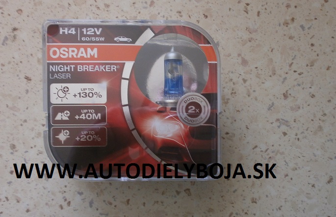 Žiarovka H4 NIGHT BREAKER LASER BOX 64193NBL-HCB 12V 60/55W Osram