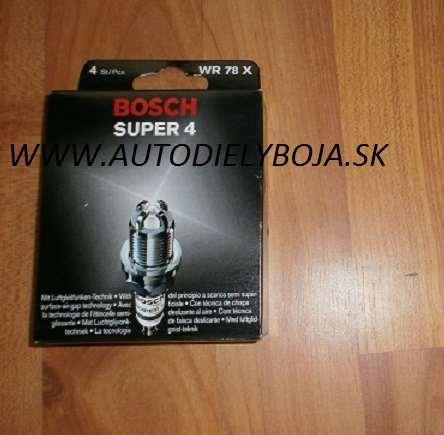 BOSCH Sviečka Octavia 1.6 / 55 kw WR 78X Balenie 4 kusy  