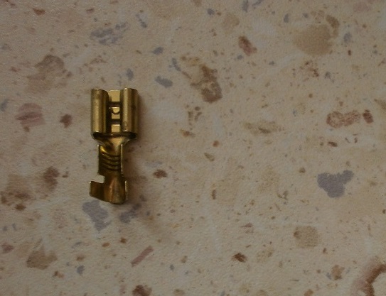 Konektor: plochý; 6,3mm; 0,8mm; samica