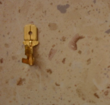 Konektor: plochý; 6,3mm; 0,8mm; samec