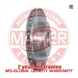 Predný brzdový kotúč 256x22  Master Sport Germanny 