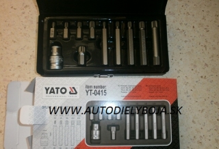 YATO Sada bitov 11 ks viaczubé box