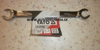 YATO Kľúč prstencový polootvorený 11x12 mm